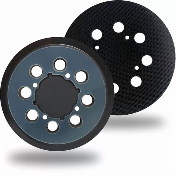 2Pack 5Inch Hole Hook And Loop Replacement Sanding Backing Pad Sander Pad For 5