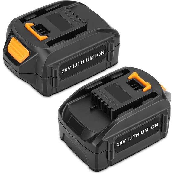 2Pack 6.0Ah 20V Replace Battery for Worx 20V Battery Compatible with Worx 20 Volt Lithium WA3520 WA3525 WG151s WG155s WG251s WG255s WG540s WG545s Cordless Power Tools Battery