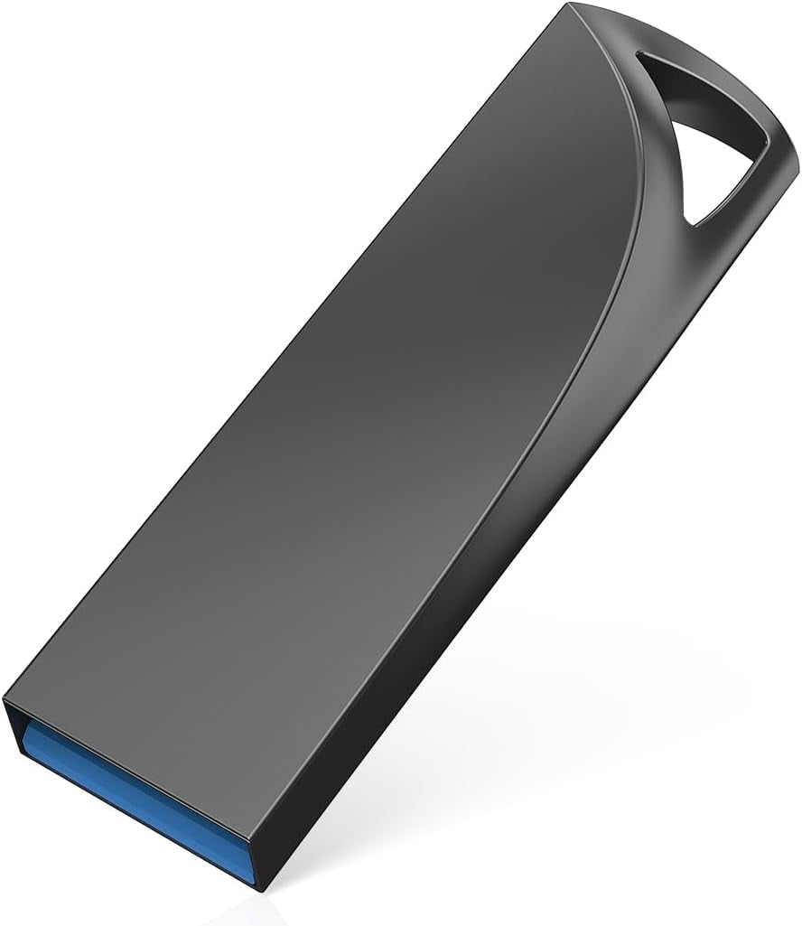 2Pack 64GB USB 3.0 Flash Drive TOPESEL USB Memory Stick Slim Thumb Drive with Keychain Hole for PC Computer