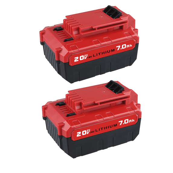 2Pack 7.0Ah 20V Lithium Battery for PORTER CABLE MAX PCC685L PCC680L PCC681L