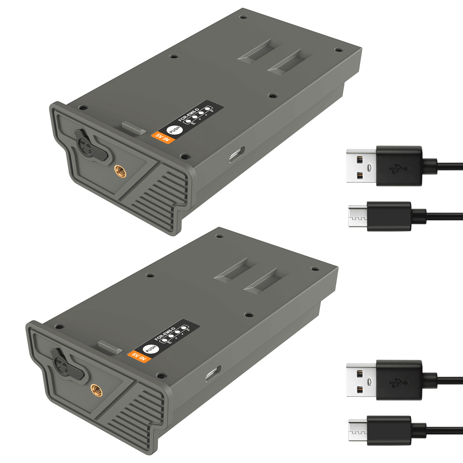 2Pack 7000mAh Lithium Battery Compatible with Trail Camera Lipo Lithium Battery Pack, for Trail Camera Reveal Camera Ultra, X, X Pro, Pro 3.0, X Gen 2.0 3.0, XB, SK - LED Meter and Solar Charging