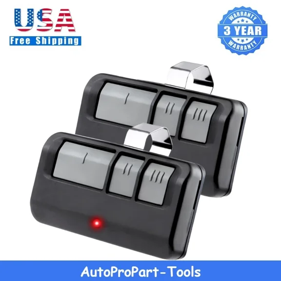 2Pack 893Max 3 Button Liftmaster Visor Remote Control Garage Door Opener