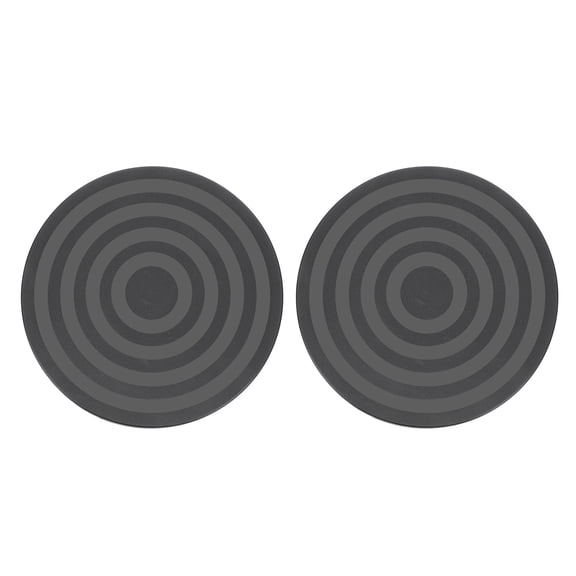 2Pack 8inch Rotating Swivel Stand with Steel Ball Bearings Rotating Plate, Black