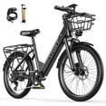 thumbnail image 1 of ASKGO F29-1800W Peak 750W Rated Electric Bike with Rear Seat , 48V 15A Built-in battery ,25MPH Off-Road Ebike, 26" E- Mountain /Beach Bike,Commute Electric Bicycle​​，All-Terrain Unisex ebikes，UL2849, 1 of 10