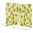 thumbnail image 1 of 2Pack Acrylic Bookends Clear L-Shaped Book Holders with Non-Slip Pads Sturdy Durable Book Stoppers for Shelves, Office, School, Library, Home Desk Decor Light Green Apple Harvest, 1 of 6