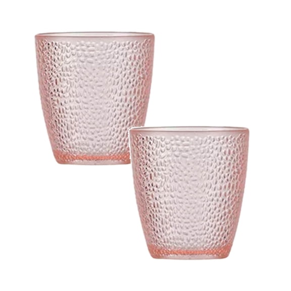 2Pack Acrylic Drinking Glasses Reusable Tumblers Drinkware Unbreakable Water Glasses Cups Stackable & Dishwasher Safe for Home Outdoors Restaurant