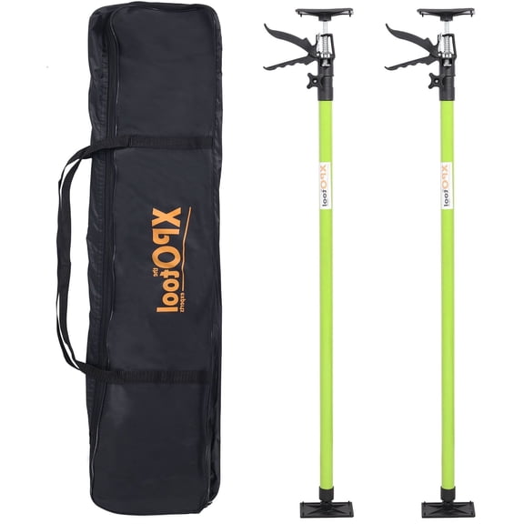 2-Pack Adjustable Support Poles, Steel Support Rod with Carry Bag