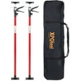 thumbnail image 1 of 2Pack Adjustable Support Pole with Carry Bag, Steel Multiuse Support Rod for Jacks Drywalls Cabinets, 45 to 114 Inch, 1 of 9