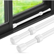 2Pack Adjustable Window Security Bar - Door Lock Rod for Sliding Patio Doors, 15.7-27.5" Universal Fit