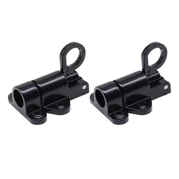 2Pack Aluminum Alloy Security Automatic Window Gate Lock Spring Load Bolt Latch for Home Kitchen Bathroom Cabinet Door Window