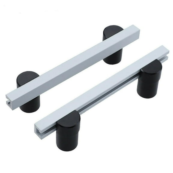 2Pack Aluminum Alloy Workbench Planing Stop Board Woodworking Table Baffle Plate Quick Release Limit Block Stop Rod Table Stop For Desktop Workbench Wood DIY Woodworking Tool