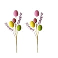 thumbnail image 1 of 2Pack Artificial Easter Spray Vine Red Green with Pastel Easter Eggs and Spiral Picks, Decorative Spring Floral Stems-Easter Egg Twig Branches for Floral Arrangement - Centerpiece Wreath Decoration, 1 of 6