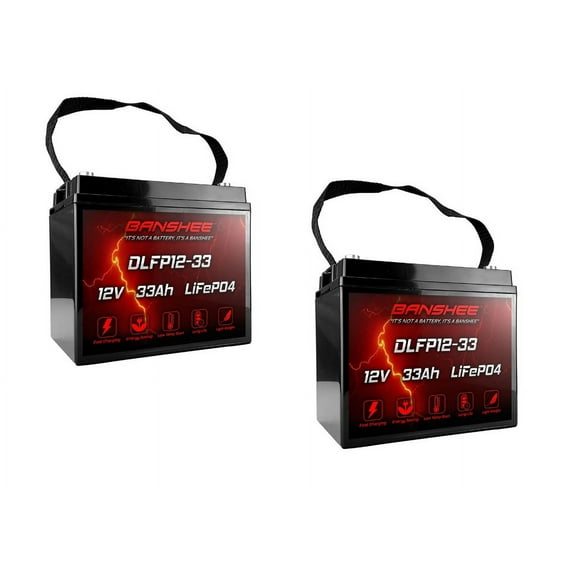 2Pack Banshee 12 Volt 35 Amp Hour Battery Electric Wheelchair Scooter U1
