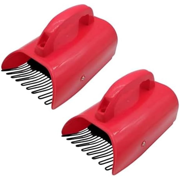 2Pack Berry Picker with Handle, Berry Picker Comb Plasti c Blueberry Scoop Berry Fruit Harvester Blueberry Picker Scoop Tool for Raspberries, Blackberries, Blueberries and Currants$$Garden & Patio