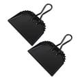 thumbnail image 1 of 2Pack Black Metal Dustpan, 12 Inch Dust Pan Dustpan for Indoor, Outdoor, Fireplace, Industrial, Commercial Use, 1 of 8