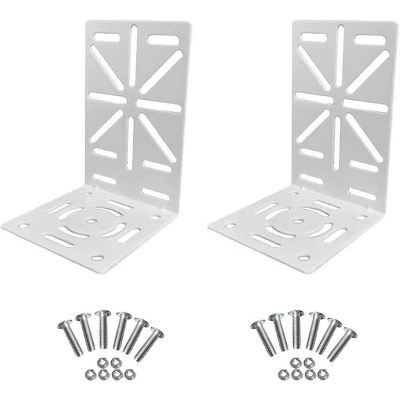 2Pack Bracket for Security Camera, L Shaped Wall Ceiling Mount for TV Cameras IP Cameras Ptz Dome Camera Mount Universal Hole Pattern Suitable for Indoor Outdoor Use