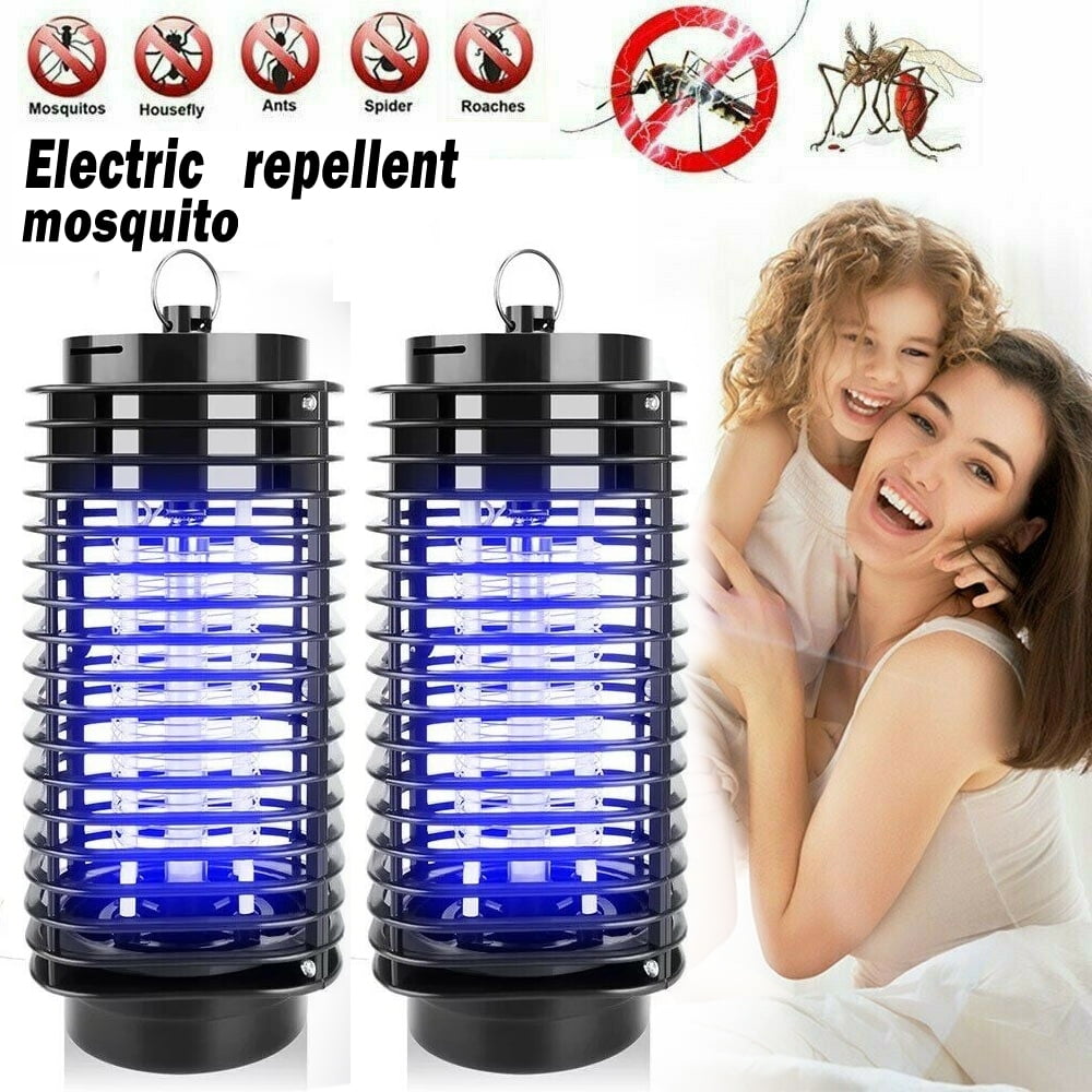 2Pack Bug Zapper Mosquito Lamp Electric Insect Lantern LED lamp for Backyard Kitchen Bedroom