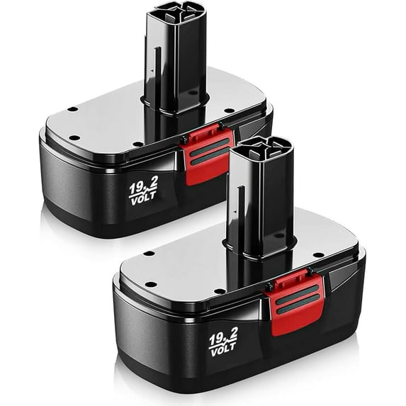 2Pack C-3 19.2V 4.5Ah Replacement for Craftsman 19.2V Battery DieHard C-3 19.2 Volt Power Tools 130279005 130279017 11376 11045 Cordless Drill Drivers