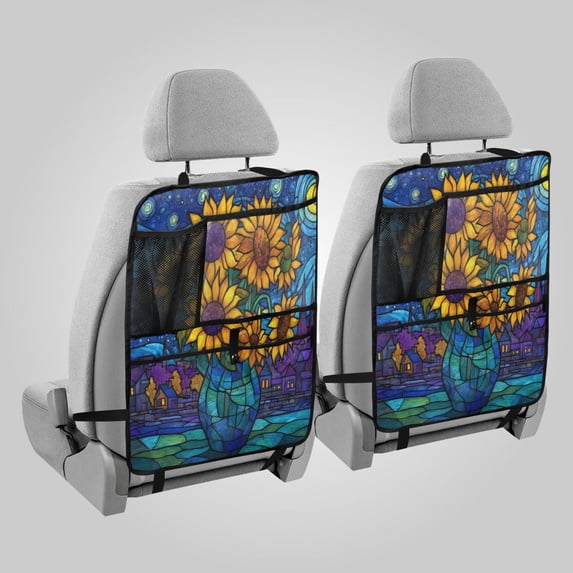 2Pack Car Back Seat Organizer Antique Nylon Fabric Thickened Waterproof ...