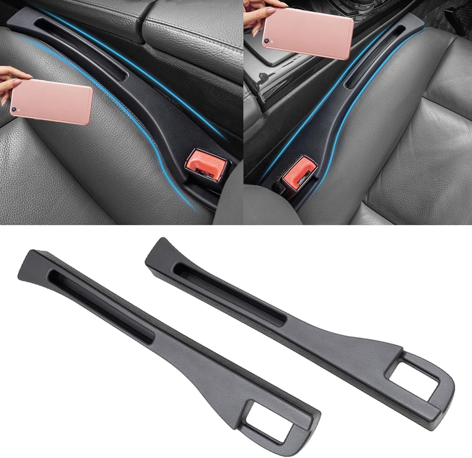 Drop Stop Automotive Car Seat Gap Filler, (As Seen on TV, Shark Tank) 2