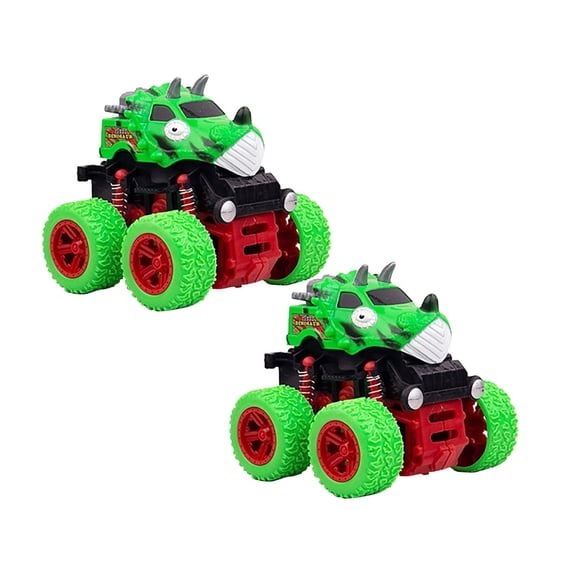 2Pack Car Toys For S 1 3 Four Wheel Drive Inertial Sport Utility Vehicle Children'S Car Toys For Boys 3 5 Years Old Birthday Gifts Novelty Funny Toy