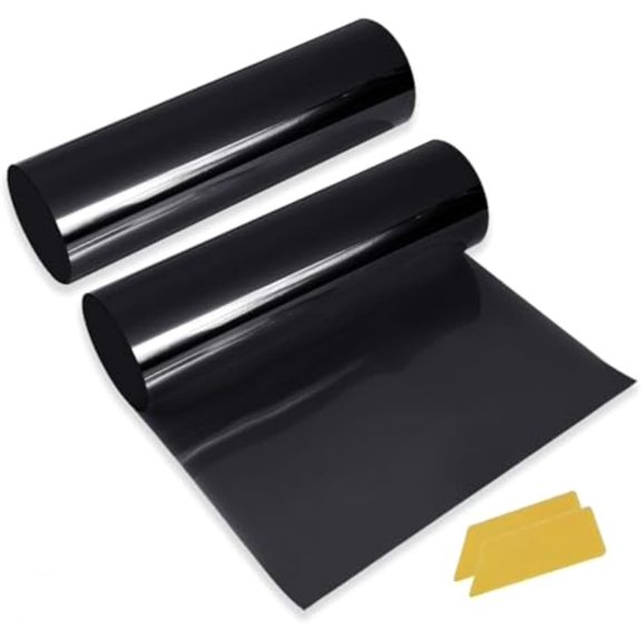 2Pack Car Window Film, Sun Visor Strip Tint Film, 5% VLT Auto Tint Film, Car Front Windshield Protect Shade Sticker, Windshield Solar Protection Film for Shading and Filtration