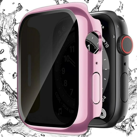 2Pack Case for Apple Watch Screen Protector 42mm 46mm 40mm 44mm 41mm 45mm 38mm Series 10 9 8 7 6 5 4 3 SE/2,Soft TPU Screen Protector Film +Full Protection Face Cover Bumper Case for iWatch Cover