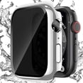 thumbnail image 1 of 2Pack Case for Apple Watch Screen Protector 42mm 46mm 40mm 44mm 41mm 45mm 38mm Series 10 9 8 7 6 5 4 3 SE/2,Soft TPU Screen Protector Film +Full Protection Face Cover Bumper Case for iWatch Cover, 1 of 13