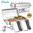 thumbnail image 2 of 4 Full Size 2.5 Inch Deep Stainless Steel Chafing Dish Steam Table Pans – 24 Gauge 2 of 5