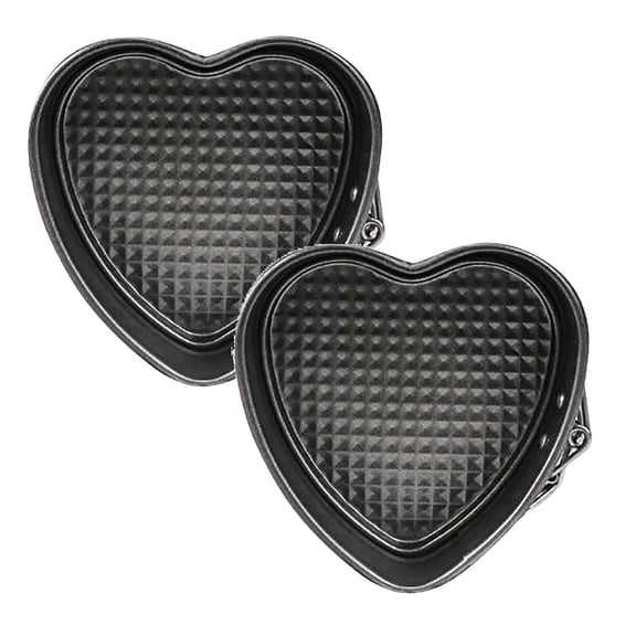 2Pack Cheese Pan Heart Cake Shape Non Stick Baking Diy Cake Tray Bread Cake Mould Cake Mould Home Decor