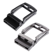 2Pack Classic Belt Buckle Automatic Slide Buckle Mens Causal Fit 1.4 Belts