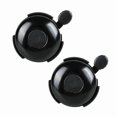 thumbnail image 1 of 2Pack Classic Horn Bike Bell, Waterproof Bike Bells, Loud Safety Horn Set for Bicycle Handlebars, Universal Mount for Adult & Kids Cycles, Durable Aluminum, Black, 1 of 7