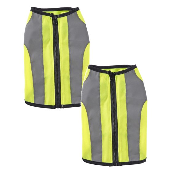 2Pack Clearance Sale! Dog Reflective Vest High Visibility Reflective High Visibility Luminous Jacket Breathable Training Suit Pet Clothes Birthday Gift For Pet Dog Cat 13.4" x 6.0"