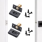 2Pack Closet Door Ball Catch Hardware Adjustable with Strike Plate Catch