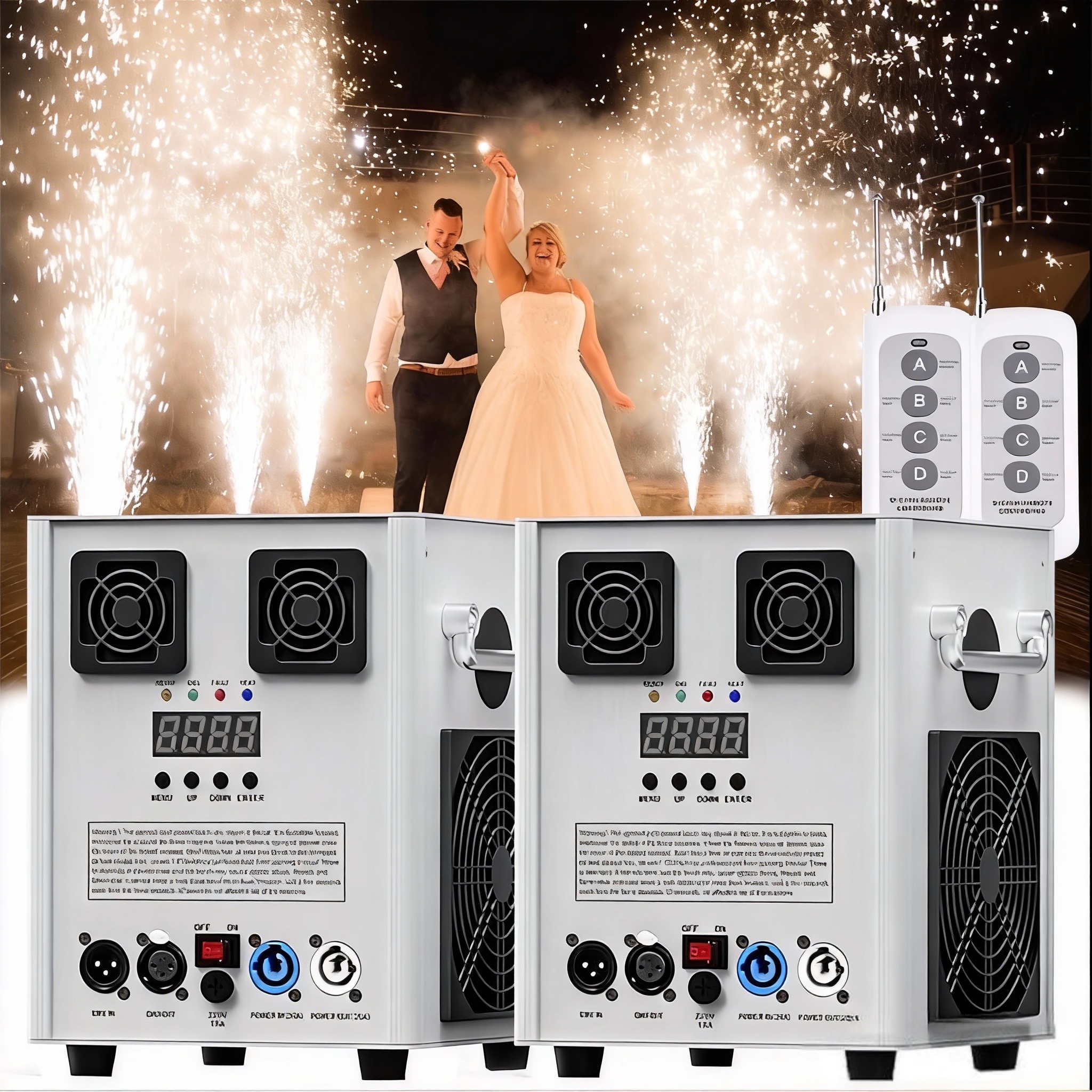 2Pack Cold Spark Machine DMX Firework Machine 3 16ft Adjustable For Wedding Stage Party DJ Disco White: Should You Buy It?