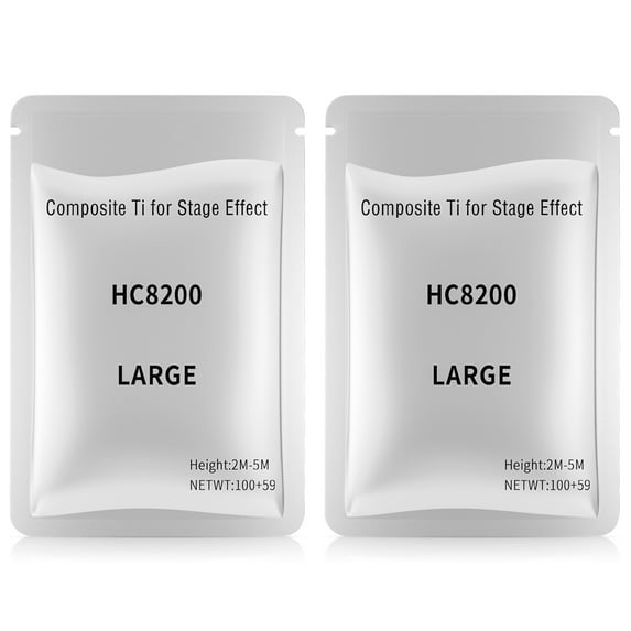 2Pack Cold Spark Machine Powder Compound Titanium Powder for Stage Effect Machine for Party \ Wedding # 100g / Pack