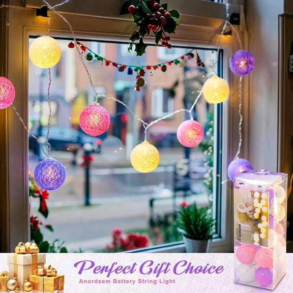 2Pack Colorful Rotating Magic Ball Light Plug in Disco Ball Light Bulb with Sockets, Strobe Stage Lighting Lamp for Home Room Dance Birthday Karaoke Halloween Christmas Show Club Decoration