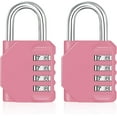 thumbnail image 1 of 2Pack Combination Lock, 4 Digit Combination Padlock Outdoor, School Lock, Gym Locks, 1 of 7