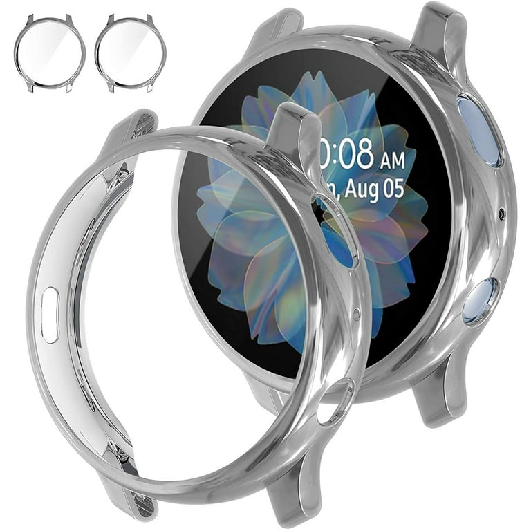 9 Pack Case Compatible With Samsung Galaxy Watch 6 Screen Protector 40mm  44mm, Tpu Soft Cover Full Protection
