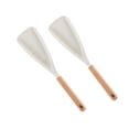 thumbnail image 1 of 2Pack Cooking Spoon For Nonstick Cookware, Silicone Spatula Spoon - Bpa-Free Matte Silicone & Wooden Handle, Heat-Resistant For Mixing, Scooping, Scraping And Serving, Safe For Pots Pans Skillets, 1 of 7