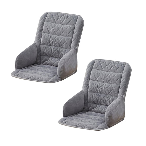 2Pack Cushion With Backrest High Back Pads Rocking Cushion Non Floor Cushions Seating For Kitchen Bedroom Cushion Home Decor