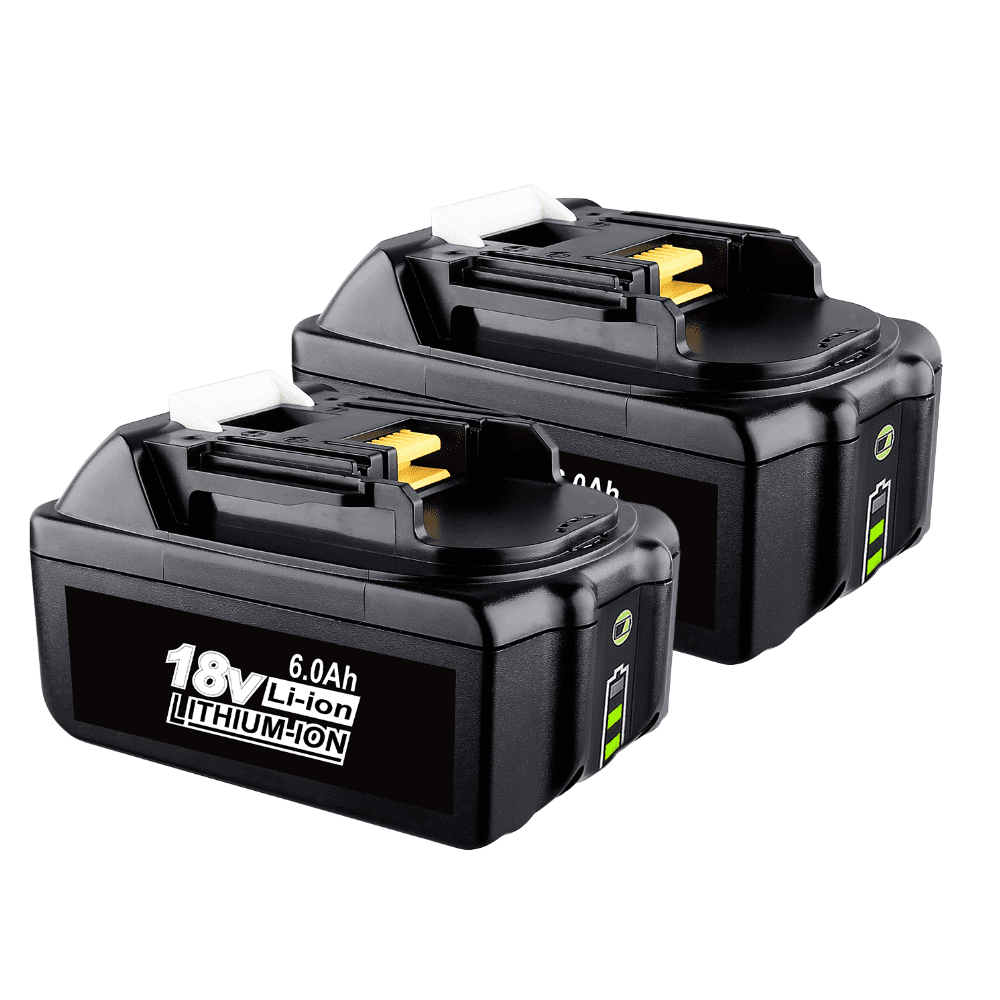 2Pack DASNITE for Makita BL1860B Battery 18V 6000mAh Li ion with light Walmart