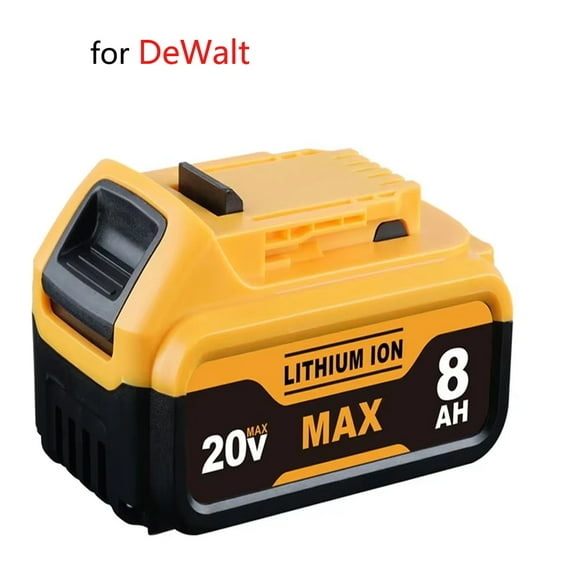2Pack DCB200 8.0Ah Battery Replacement for 20V Compatible with DEewalt Cordless Power Tools DCB200 DCB201 DCB203 DCB206 DCB207 Battery