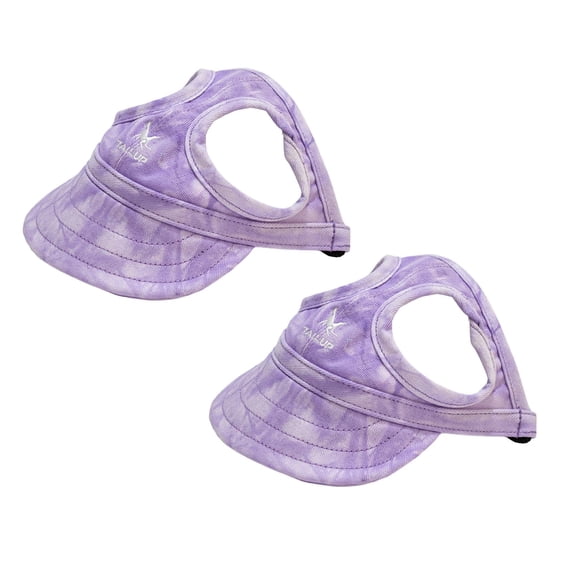 2Pack Deal Countdown! Dog Hat Dog Baseball Hat Pet Dog Sun Visor Hat With Ear Holes And Adjustable Strap Puppy Sun Hat Trucker Hat For Small Dogs Pet Hats Birthday Gift For Pet Dog Cat 4.3"x1.2"