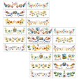 thumbnail image 1 of 2Pack Decorative Stickers For Personalizing Laptops Water Bottles And Journals Durable Vinyl Art Stickers 6.3", 1 of 5