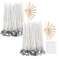 2Pack Diy Candle Making Kit With Wick Wax Candle Crafting Supplies Set Ideal For Home Projects Hobbies Candles & Holders Home Decor
