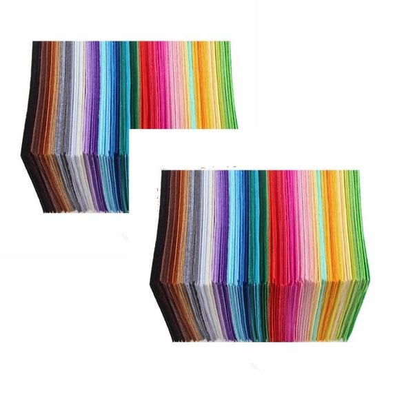 2Pack Diy Color Handmade Nonwoven Fabric 40 Color Nonwoven Kindergarten Decoration Industrial Cloth Needled Nonwoven Fabric Office&Craft&Stationery Home Decor