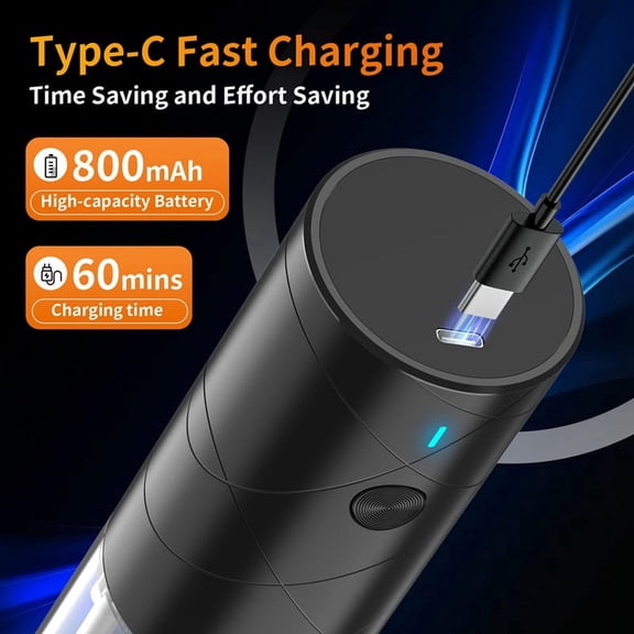 2Pack Electric Salt and Pepper Grinder Set USB Rechargeable with Warm LED Light, Adjustable Coarseness Capacity