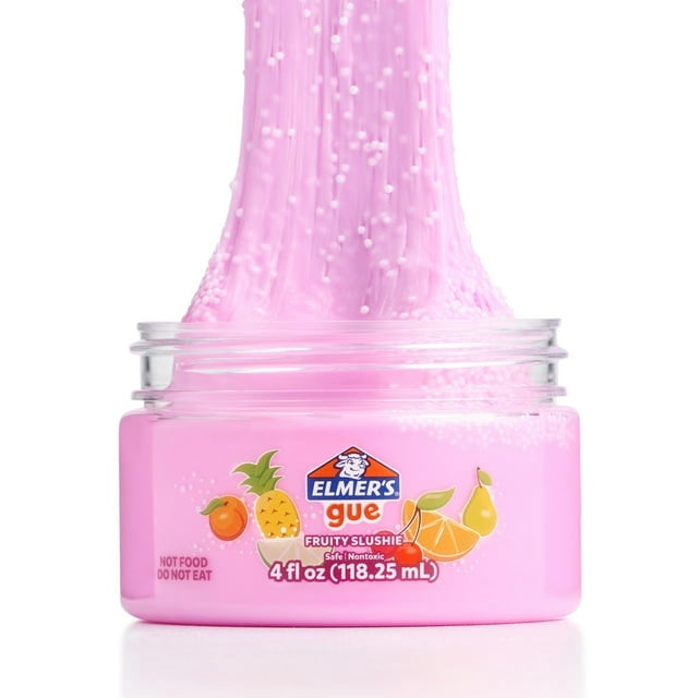 (2Pack) Elmer's Gue Premade Slime, Fruity Slushie, 4 oz, 1 Count