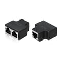 thumbnail image 1 of 2Pack Ethernet Extender, Ethernet Cable Extender, RJ45 Coupler Female to Female Ethernet Adapter Extend Ethernet Cable Length for Cat7/ Cat6/ Cat5/ Cat5e (Black), 1 of 8